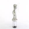 Pleaser - FLAMINGO827RS Sandale à bride à la cheville, Pole dance chaussures - Transparent/Transparent Product image